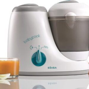 BÉABA, Babycook Original, Robot Bébé 4 en 1 Mixeur-Cuiseur, Cuisson Vapeur, Décongélation, Panier cuisson, Cuisson des aliments ultra saine, Livre recette, 800ml