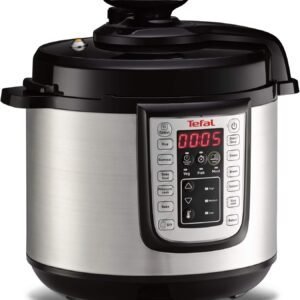 Multicuiseur - Robot Cuiseur TEFAL , Capacité 6 L, Cuisson pression, Multifonction, 25 programmes, Fast and Delicious CY505E10