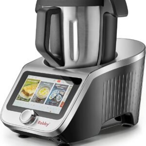 Robot Cuiseur Multifonctions Connecté Avec Bol Xl, Balance Intégrée Et Grand Écran Tactile +750 Recettes - ROBICOOK XL