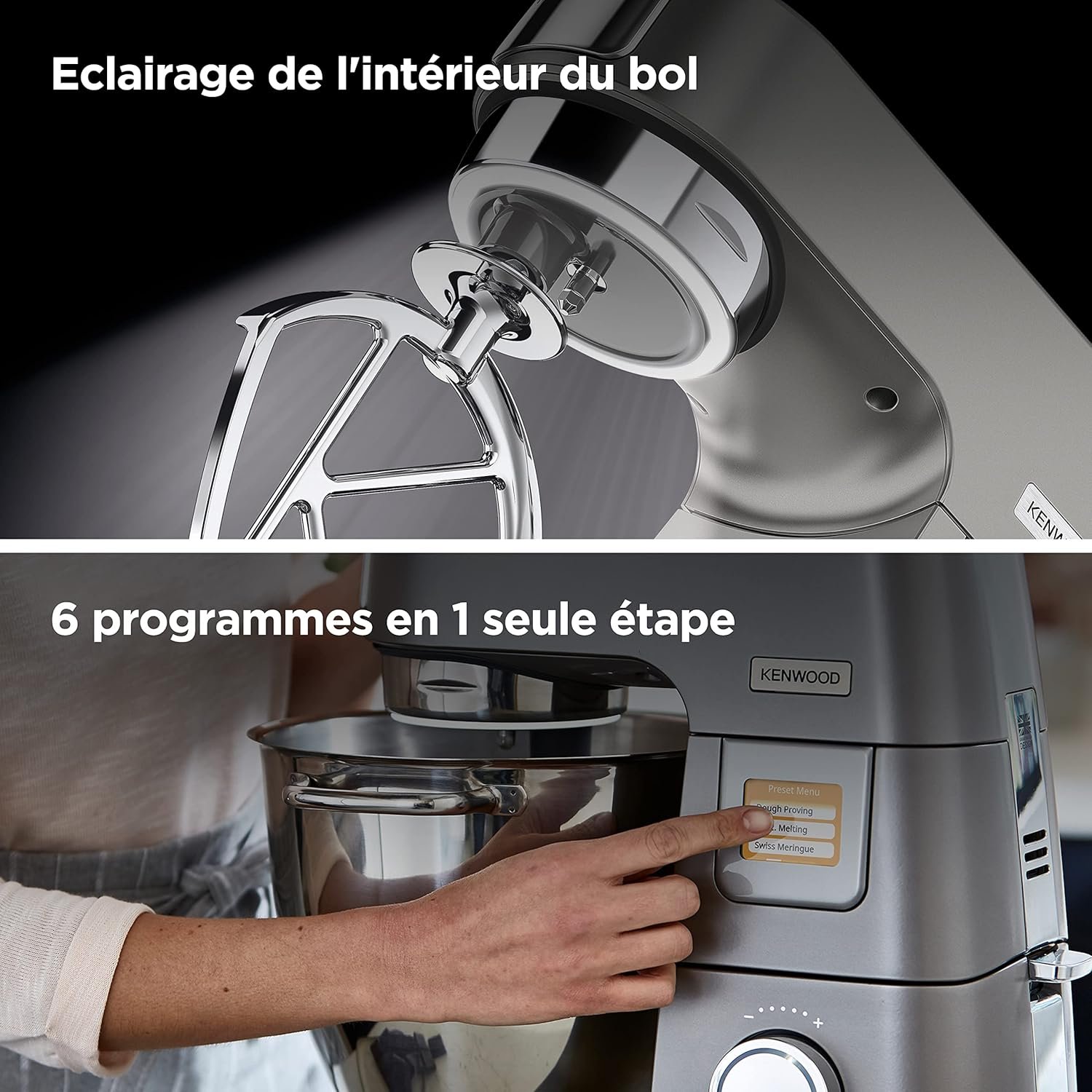 Kenwood Titanium Chef Patissier XL KWL90.034SI : robot puissant avec balance intégrée pour des recettes parfaites – Image 4