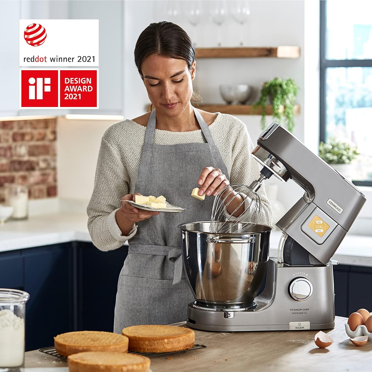 Kenwood Titanium Chef Patissier XL KWL90.034SI : robot puissant avec balance intégrée pour des recettes parfaites – Image 9