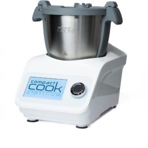 TELESHOPPING Compact COOK PLATINIUM - Robot Cuisine Multifonctions - Robot Multifonction Connecté - Accessoire Cuisine avec 13 Fonctions et 10 Programmes Intégrés - Multicuiseur Avec + de 260 Recettes
