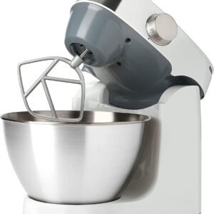 Kenwood Prospero+ KHC29.H0WH, Robot de Cuisine Patissier Multifonction, Mélanger, Battre et Pétrir, Blender 1.5L, Bol Multifonction 1.4L avec Trois Disques et Presse-Agrumes, Bol 4.3L, 1000W, Blanc